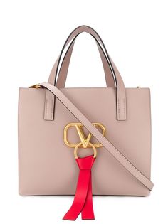 Valentino сумка-тоут Valentino Garavani с логотипом VRing