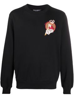 Dolce & Gabbana толстовка с аппликацией