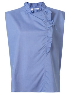 Atlantique Ascoli блузка с оборками на воротнике