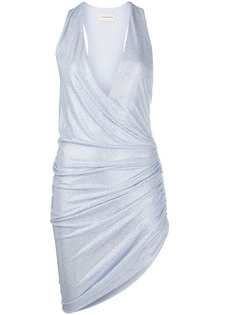 Alexandre Vauthier декорированное платье со сборками по бокам