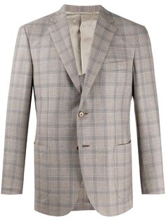Brioni пиджак в клетку