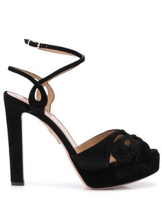 Aquazzura босоножки Gardena Plateau 125 на платформе