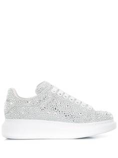 Alexander McQueen массивные кроссовки с кристаллами