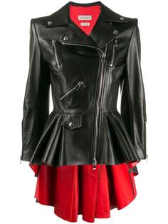 Alexander McQueen куртка с баской