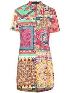 Etro платье-рубашка в технике пэчворк