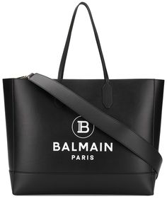 Balmain сумка-тоут с открытым верхом и логотипом