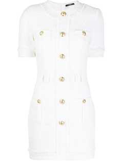 Balmain твидовое платье мини