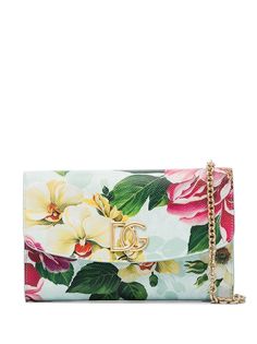 Dolce & Gabbana клатч с цветочным принтом