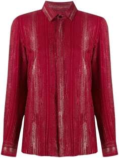 Saint Laurent рубашка с блестками