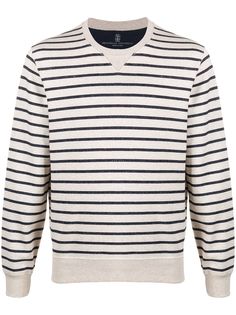 Brunello Cucinelli толстовка в полоску