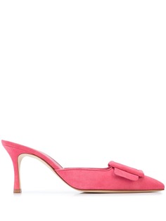 Manolo Blahnik мюли Maysale с пряжкой