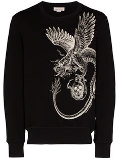 Alexander McQueen толстовка с принтом