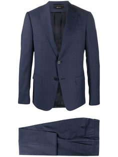 Z Zegna костюм-двойка в ломаную клетку