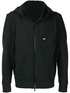 Moncler куртка с капюшоном и логотипом