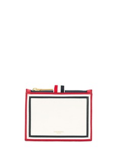 Thom Browne маленький кошелек для монет с полосками RWB
