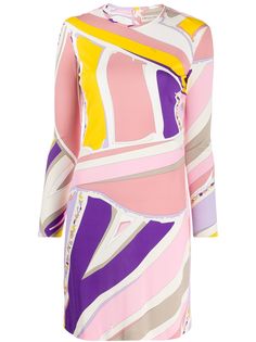 Emilio Pucci платье-трапеция с абстрактным принтом