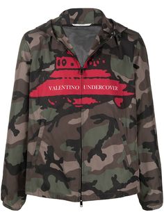 Valentino камуфляжная ветровка UFO VU из коллаборации с Undercover