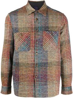 Missoni рубашка в абстрактную клетку