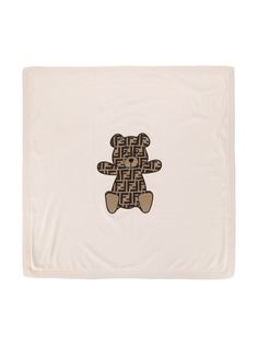 Fendi Kids одеяло FF Teddy