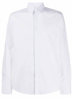 Fendi рубашка с длинными рукавами и логотипом FF