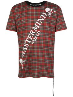 Mastermind World клетчатая футболка с логотипом