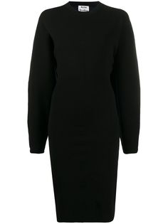 Acne Studios платье миди с объемными рукавами