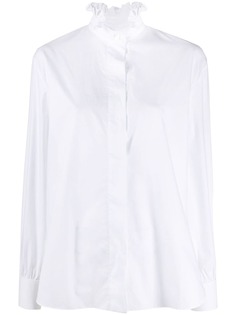Alexandre Vauthier поплиновая блузка с длинными рукавами