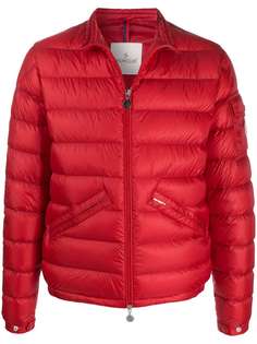 Moncler стеганый пуховик на молнии