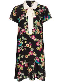 RedValentino платье с принтом