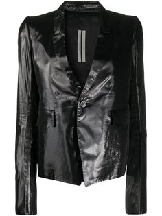 Rick Owens блейзер Tecuatl строгого кроя