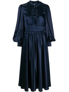 Temperley London приталенное платье с расклешенным подолом