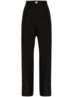 Ann Demeulemeester брюки карго с завышенной талией