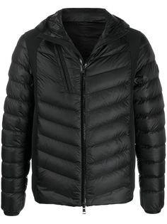 Moncler стеганый пуховик на молнии