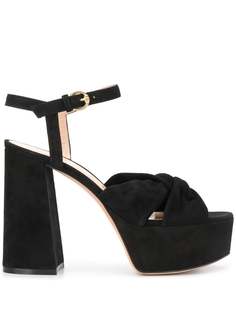 Gianvito Rossi босоножки на блочном каблуке и платформе