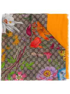 Gucci платок с принтом Flora