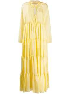 Ermanno Scervino ярусное платье макси
