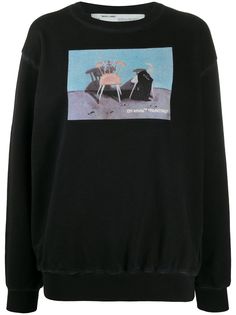 Off-White толстовка с принтом