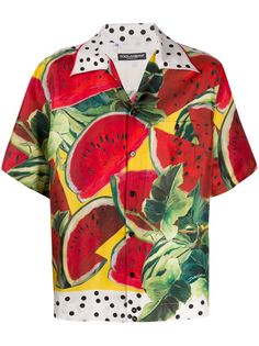 Dolce & Gabbana рубашка с принтом