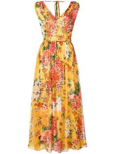 Carolina Herrera платье с цветочным принтом