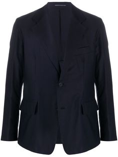 Yohji Yamamoto однобортный пиджак Smooth Jersey