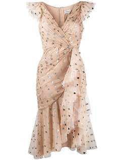 Temperley London платье из тюля в горох с блестками