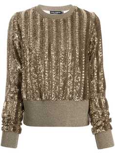 Dolce & Gabbana трикотажный джемпер с пайетками