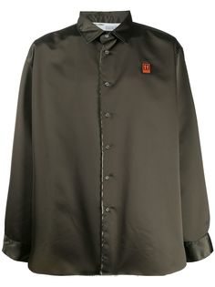 Off-White рубашка с логотипом