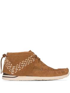 Visvim ботинки Brown Lhamo Sashiko