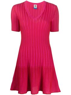 M Missoni трикотажное платье в рубчик