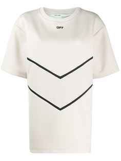 Off-White топ с короткими рукавами