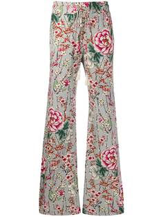 Etro расклешенные брюки с кулиской