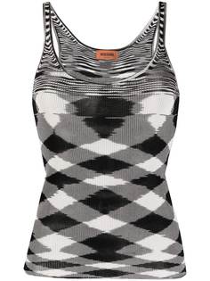 Missoni трикотажный топ с геометричным узором