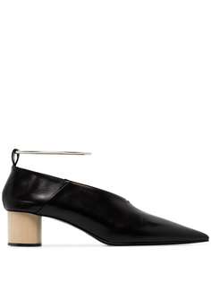 Jil Sander туфли-лодочки с металлическим декором