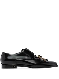 Dolce & Gabbana туфли дерби Millennial с кристаллами